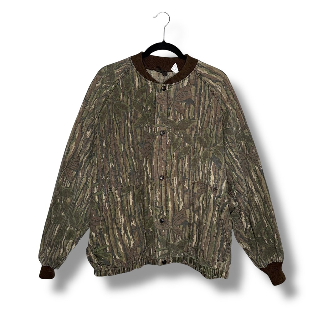 Liberty Rugged Outdoors Bomber Jacket Mens 2X Camo Excellent‎ Realtree USA Made